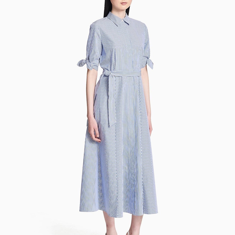 Calvin Klein Striped MIDI Dress